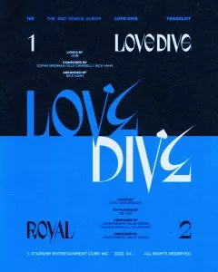 دانلود آهنگ جدید IVE به نام LOVE DIVE