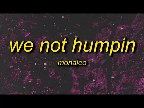 دانلود آهنگ جدید We Not Humping (Remix) | ooh he coming off way too pushy به نام Monaleo & Flo Milli